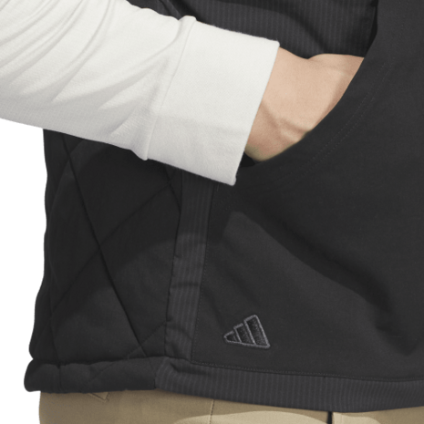  Adidas golfbodywarmer Heren Zwart