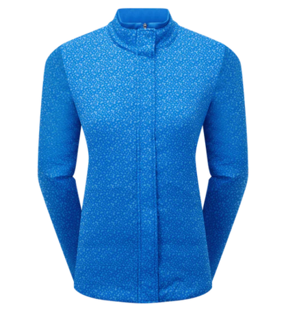 Footjoy Dames Golfjas Floral Blauw