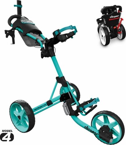 3- Wiel Golftrolley Clicgear 4.0 Teal