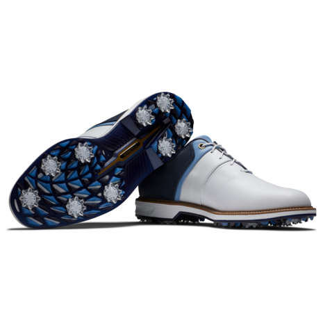 Golfschoenen Footjoy Dryjoys Premiere Series Heren Wit Navy Blauw