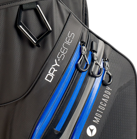 Motocaddy Cartbag Dry Series Zwart Blauw