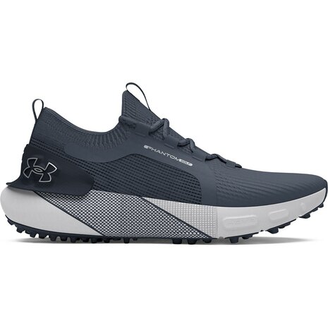 Golf Shoes Men Under Armor Phantom Golf-Downpourt Gray Midnight Navy