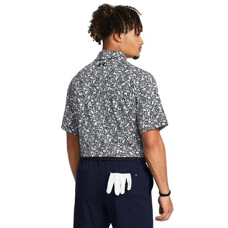 Under Armour Playoff Golfpolo 3.0 Printed- Polo-Bear Botanic Navy