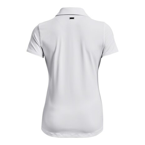 Dames Golfpolo Under Armour Zinger Short Sleeve White Halo Gray