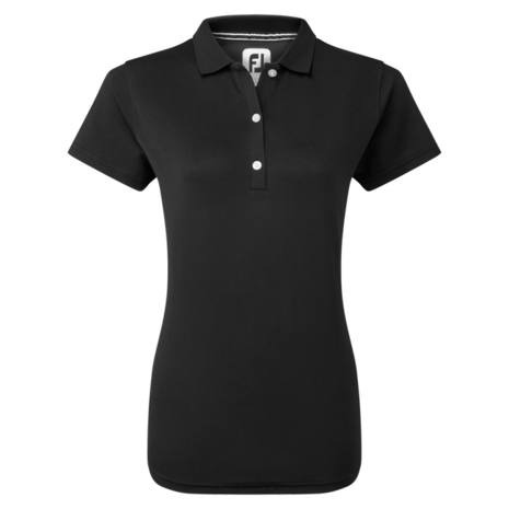 Footjoy Stretch Pique Dames Polo Shirt Zwart