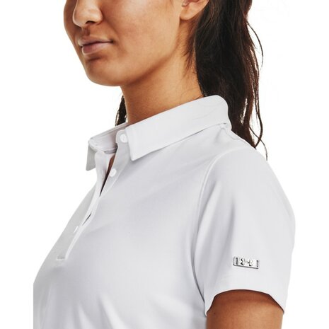 Under Armour Dames Zinger Short Sleeve Polo White