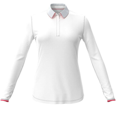 Under Armour ZingerLong Sleeve Polo White