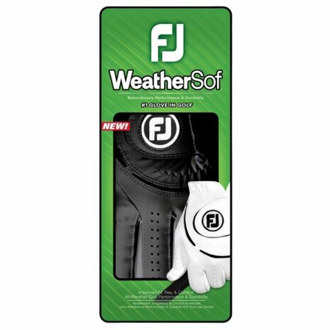 Footjoy Weathersof Handschoen Heren 2024 Zwart