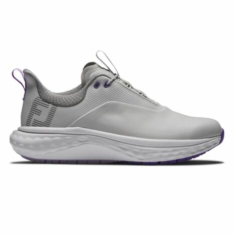 Footjoy Quantum Dames Golfschoenen Grijs Wit Paars