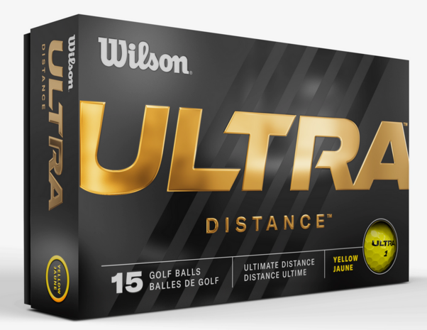 Wilson Ultra 15 Golfballen Geel 2023