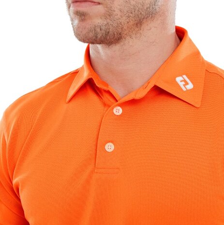 Footjoy Stretch Pique Heren Polo Shirt Oranje