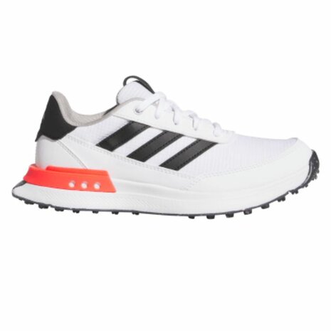 Adidas S2G SL 24 Kindergolfschoenen Wit Zwart Rood