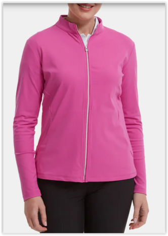 Footjoy Full Zipp Midlayer Womens Hot Pink