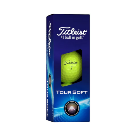 Titleist Tour Soft Golfballen Geel 2024