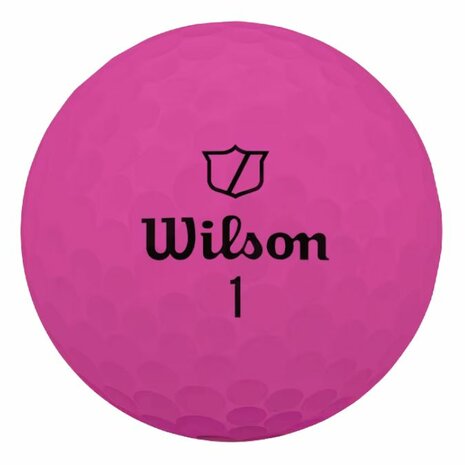 Wilson Staff Duo Soft Golfballen Pink 2025