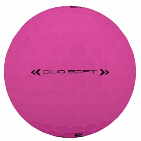 Wilson Staff Duo Soft Golfballen Pink 2025