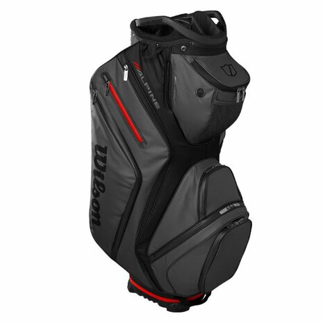 Wilson Staff Alpine Cartbag Zwart Rood