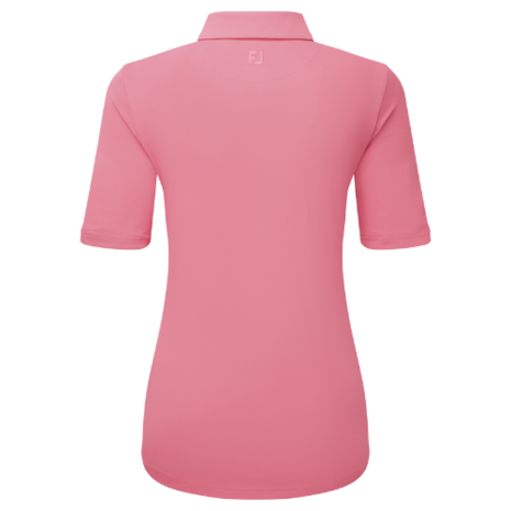 FootJoy Half-Sleeve Solid Pique Dames Roze