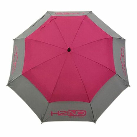 Sun Mountain H2NO Dual Canopy Golf Paraplu Pink Grijs