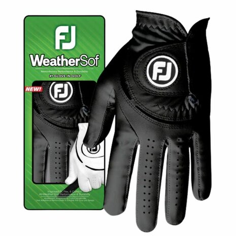 Footjoy Weathersof Handschoen Heren 2024 Zwart