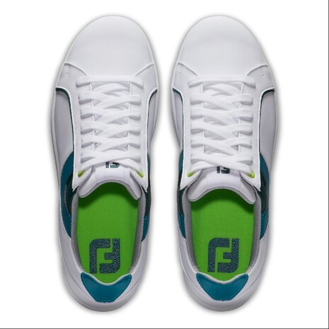 Footjoy Links White Green