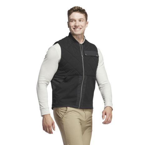  Adidas golfbodywarmer Heren Zwart