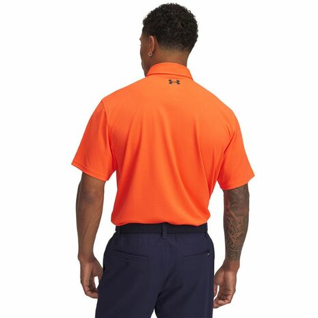 Under Armour T2G Printed-Polo Oranje