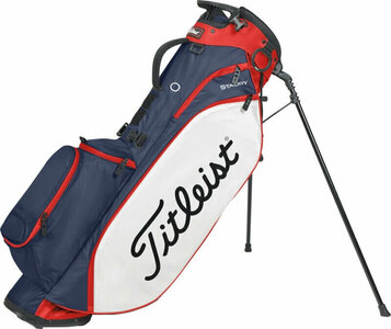 Standbag Titleist Players 4 Plus Stadry Rood Marine Wit