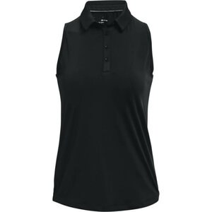 Under Armour Zinger Sleeveless Polo Zwart