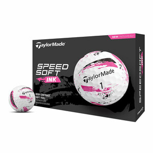 Golfballen Taylormade Speed Soft Ink Wit Pink