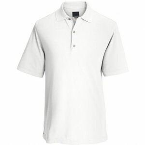 Greg Norman Performance Micro Pique Golf Polo Weiss