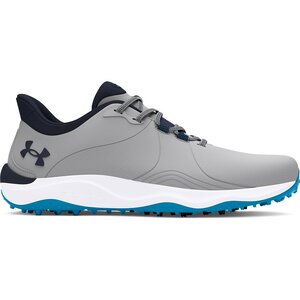 Golf Shoes Men Under Armor Drive Pro SL Wide Grey Blue