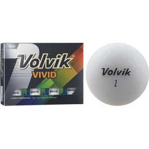 Volvik Vivid Golfbälle Supoer Super Weiss