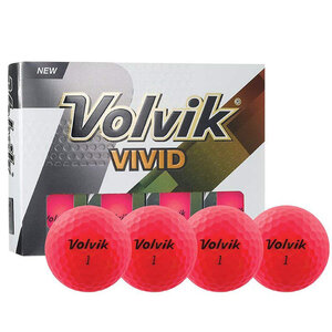 Volvik Vivid Golfbälle Rosa