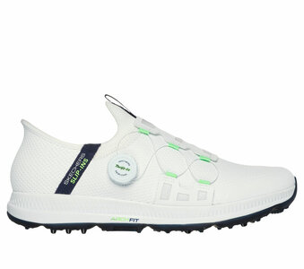 Skechers Go Golf Elite 5 Slip In Twist Fit-White Navy