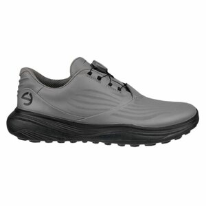 Ecco m GOLF LT1 BOA Men's Golf Shoes Steel