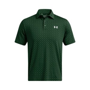 Under Armour Heren Playoff Golfpolo 3.0 Printed-Forest Green