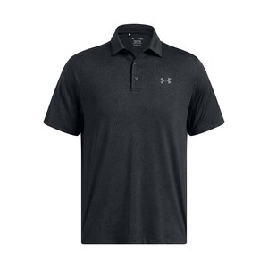 Under Armour Heren Playoff Golfpolo 3.0 Printed-Black Antracite