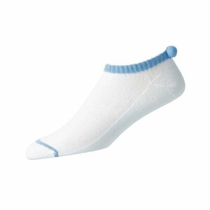 Footjoy Damen Golfsocke Pompom Blue 37-40