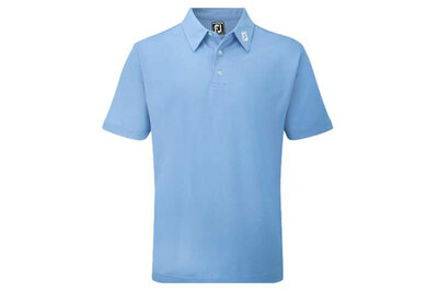 Footjoy Stretch Pique Poloshirt Lichtblauw