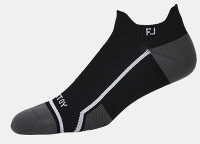 Footjoy Heren Golfsokken Tech D.R.Y. Roll Tab Zwart 39-46