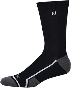 Footjoy Men's Golf Socks Tech D.R.Y. Crew Black 39-46