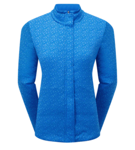 Footjoy Dames Golfjas Floral Blauw