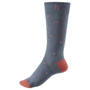 Footjoy ProDry Lichtgewicht Crew Golfsocken Graphite Coral 39-46