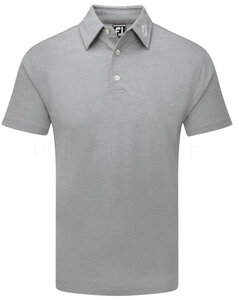 Footjoy Stretch Pique Solid Golf Polo Grijs