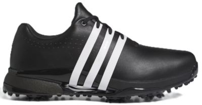 Adidas Tour360 24 Schwarz Weiß Wide Fit Herren Golfschuhe