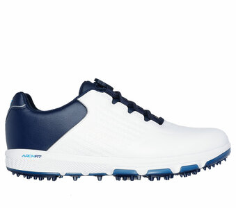 Skechers Go Golf Pro 6 SL Twist Herren-Golfschuhe in Weiß und Marine