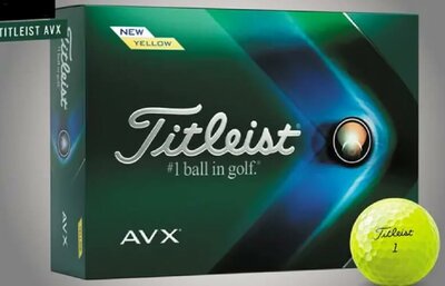 Titleist AVX Golf Baller Gelb 2022