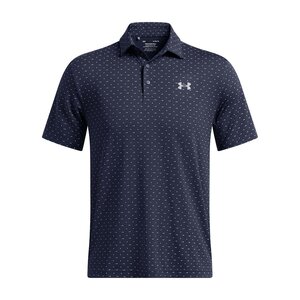 Under Armour Herren Playoff Golfpolo 3.0 Printed-Midnight Navy