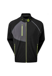 Footjoy HydroTour Golfjacke Schwarz Grau Lime